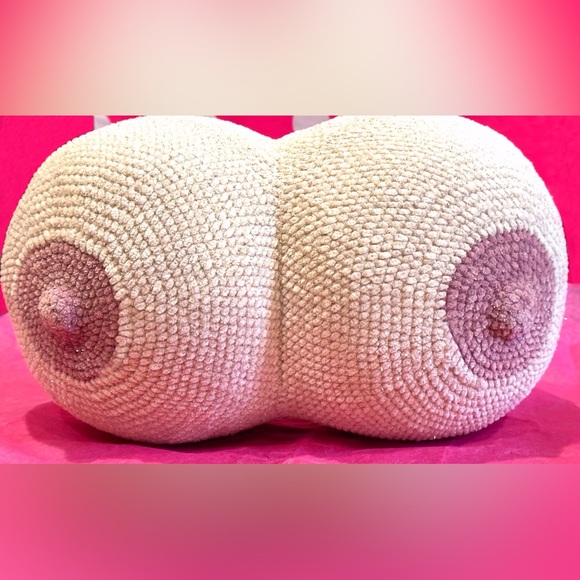 Handmade Fun Accent Pillow Sparkling Velvety BBs Home Decor - Brand New - Picture 6 of 7